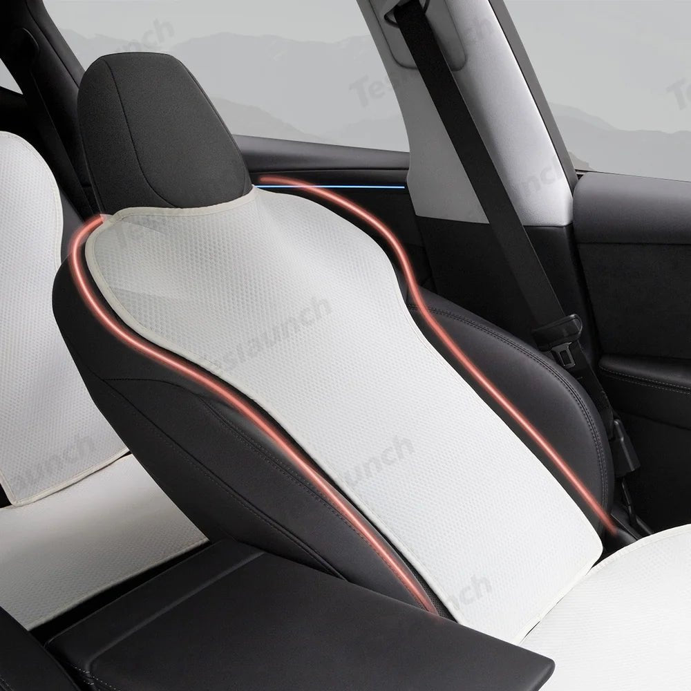 Ice Silk Breathable Air Mesh Seat Cushion for Tesla Model Y Juniper 2025+ - T-Launch