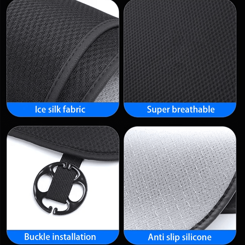 Ice Silk Breathable Cooling Car Seat Cushion for Tesla Model 3/Y - T-Launch