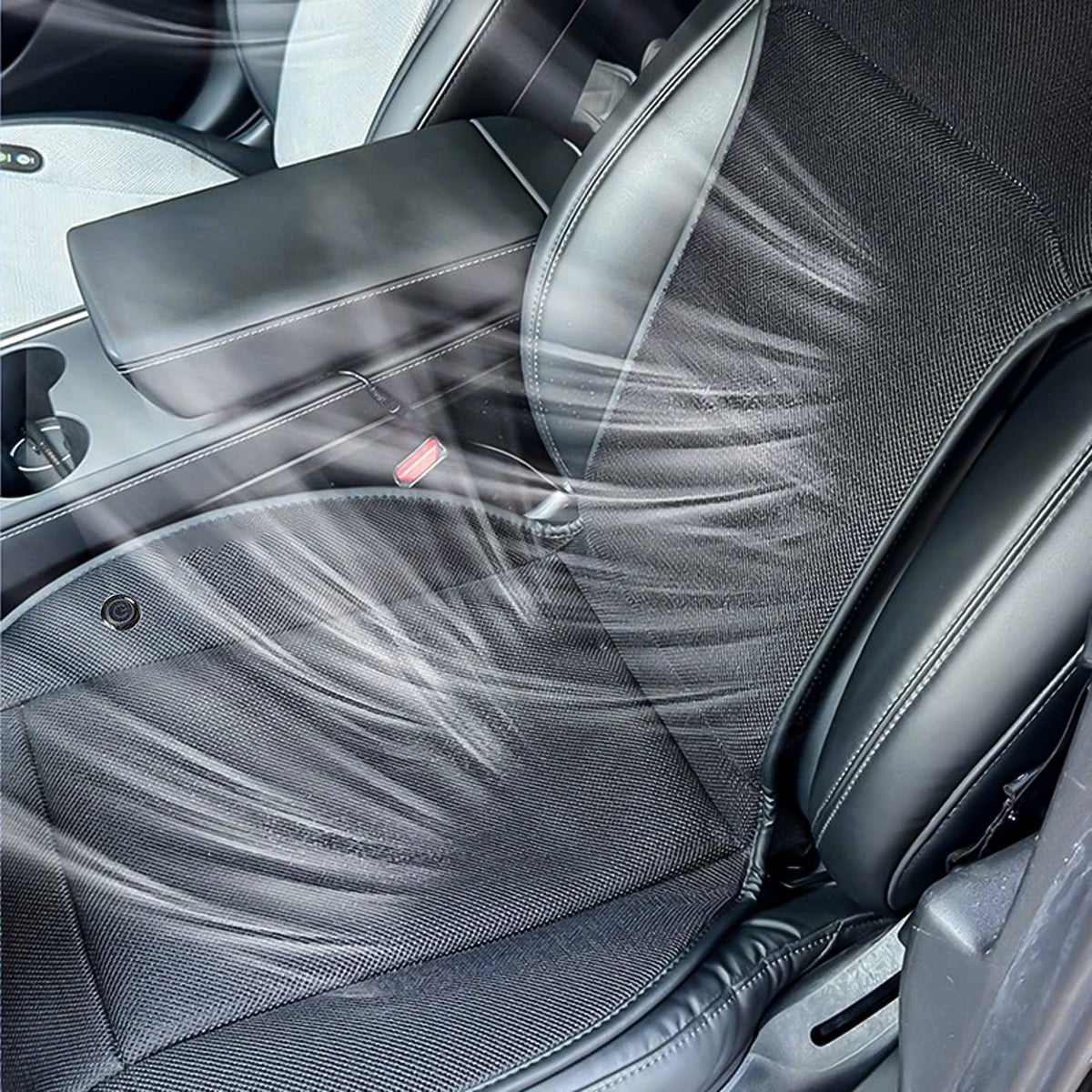 Ice Silk Cooling Ventilated Seat Cushion for Tesla Model 3/Y - T-Launch