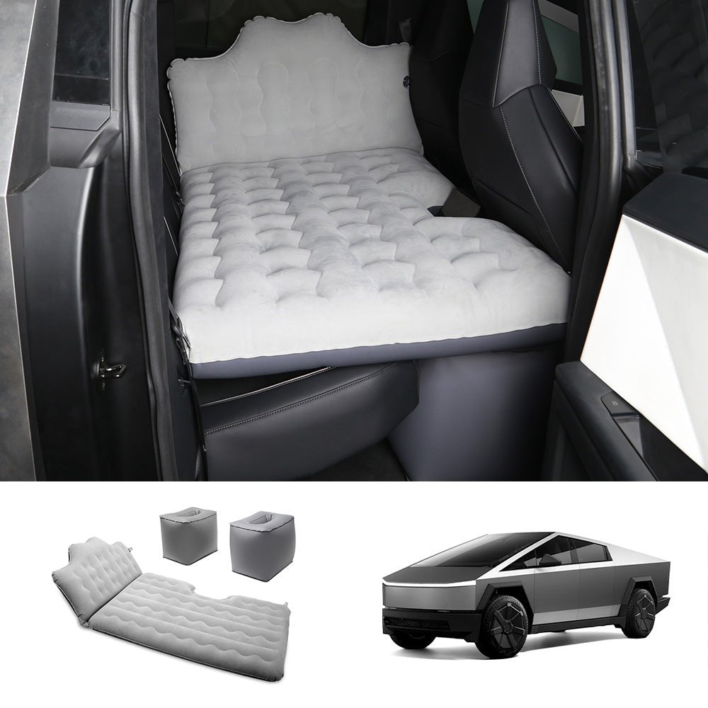 Inflatable Rear Seat Camping Air Mattress for Tesla Cybertruck - T-Launch