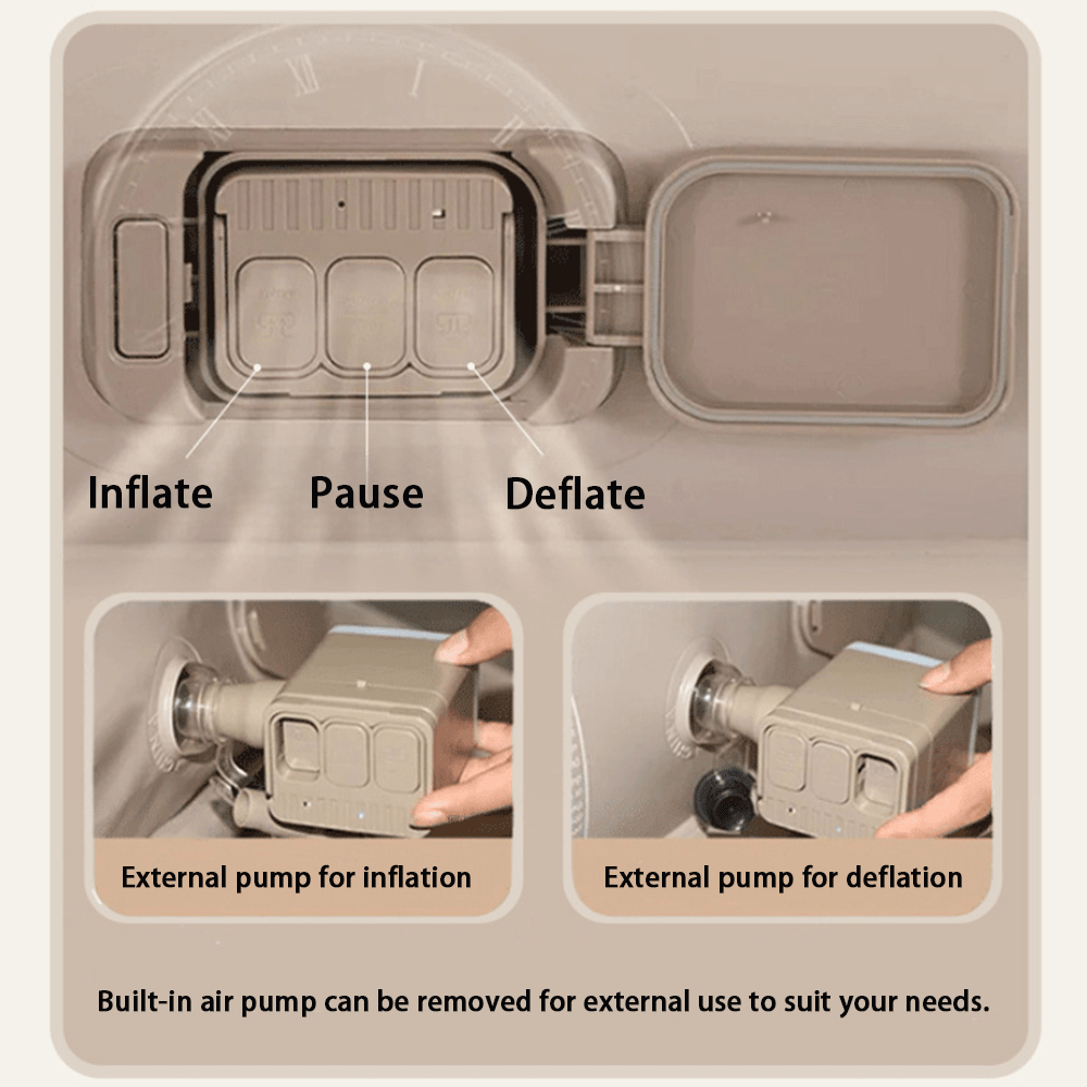 Inflatable Rear Seat Camping Air Mattress for Tesla Model 3/Y/S/X - T-Launch