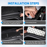 Filtro de ar de cabine e filtro HEPA com carvão ativado para Tesla Model E