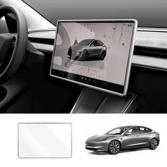 Integrated Tempered Glass Screen Protector with Frame for Tesla Model 3 Highland 2024+ - T-Launch