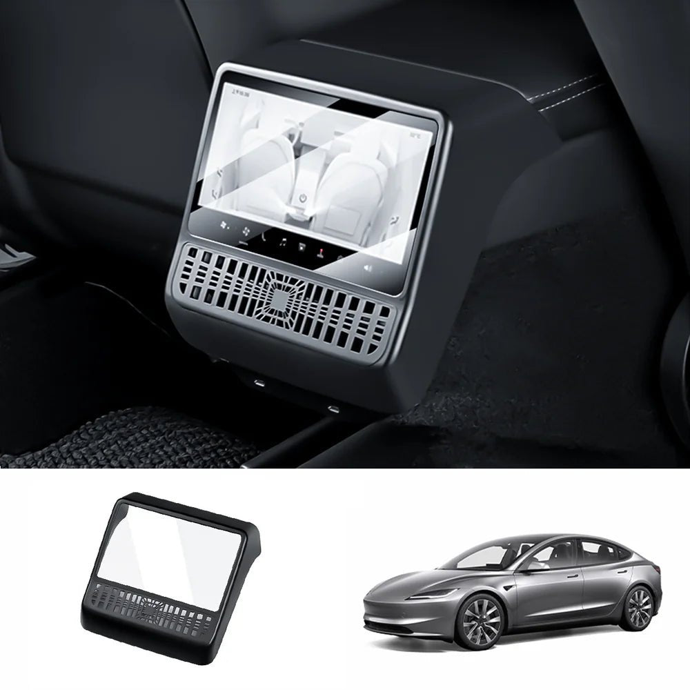 Integrated Tempered Glass Screen Protector with Frame for Tesla Model 3 Highland 2024+ - T-Launch