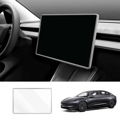 Integrated Tempered Glass Screen Protector with Frame for Tesla Model 3 Highland Standard 2025+ - T-Launch
