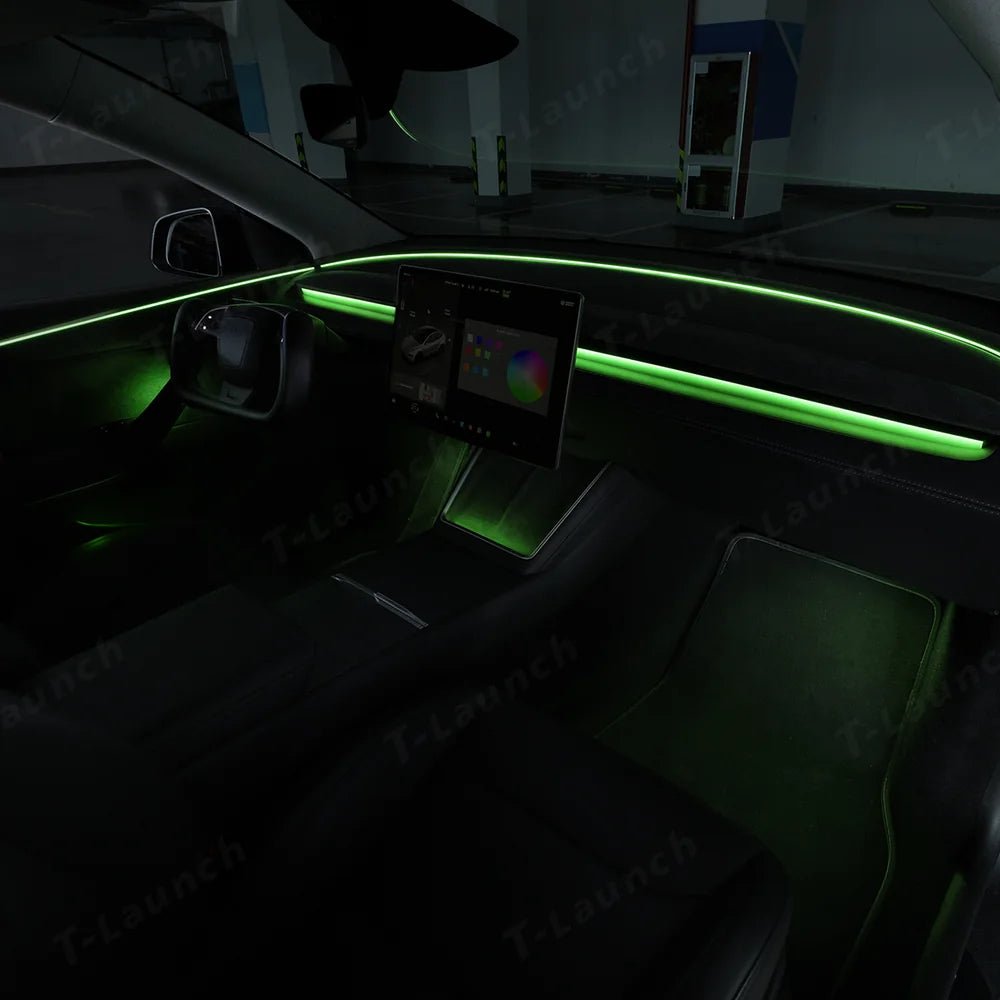 Interior RGB Ambient Lighting Kit for Tesla Model Y Juniper / Model 3 Highland - T-Launch