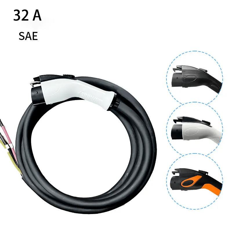 J1772 Extension Cable - Compatible with All J1772 EV Chargers - T-Launch