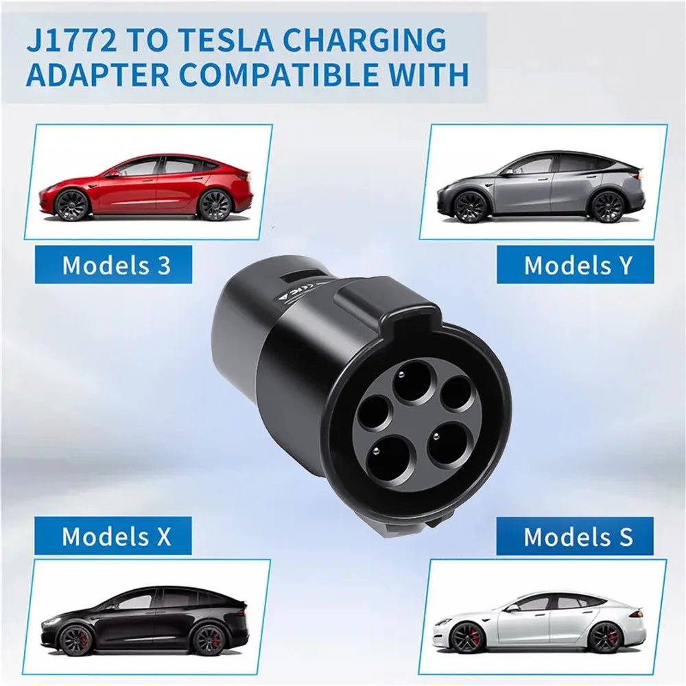 J1772 To Tesla Adapter for Tesla Model 3/Y/S/X/Cybertruck - T-Launch