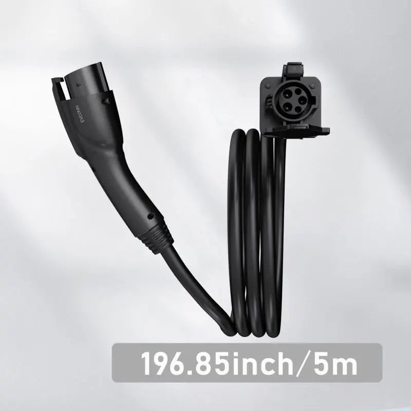 J1772/Type 1 EV Charger Extension Cable Compatible for All SAE J1772 Chargers - T-Launch