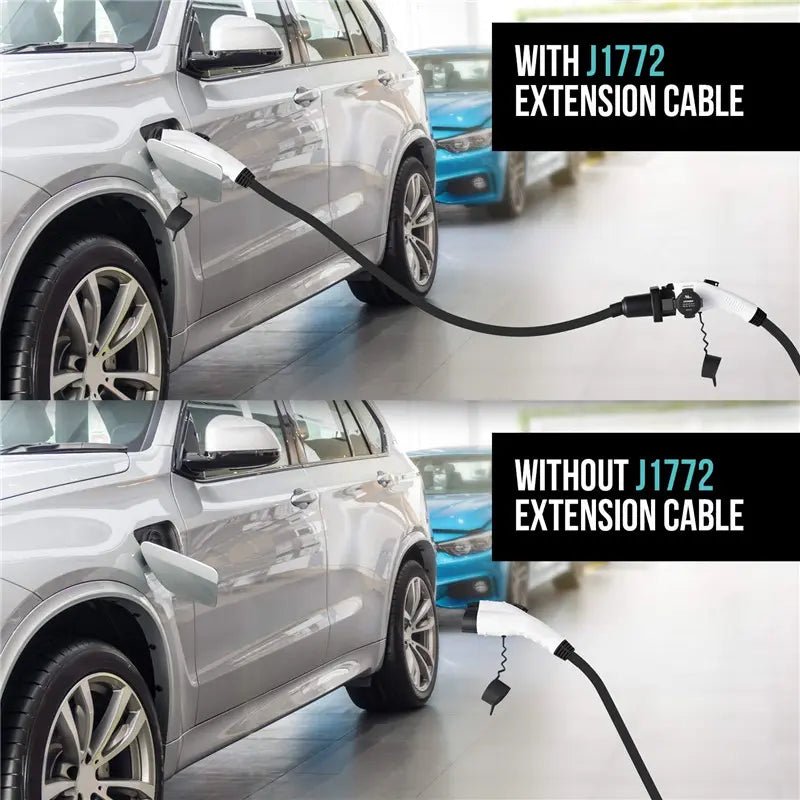 J1772/Type 1 EV Charger Extension Cable Compatible for All SAE J1772 Chargers - T-Launch