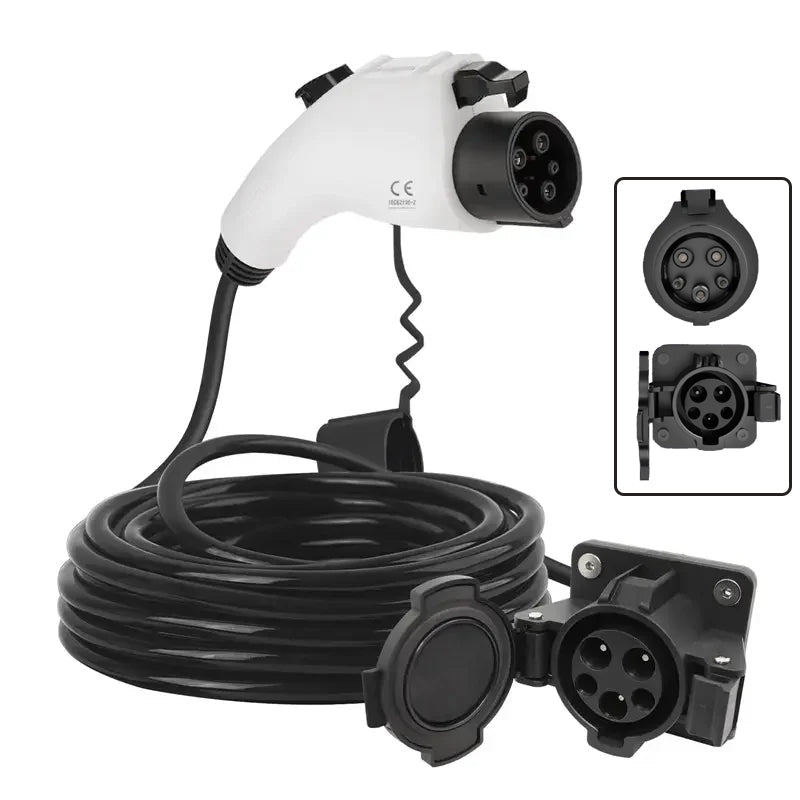 J1772/Type 1 EV Charger Extension Cable Compatible for All SAE J1772 Chargers - T-Launch