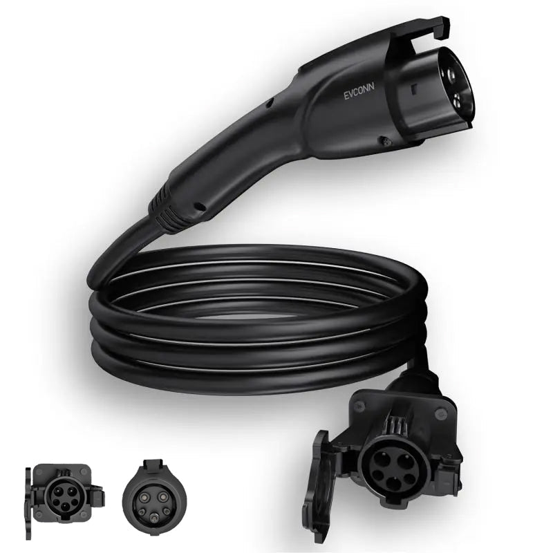 J1772/Type 1 EV Charger Extension Cable Compatible for All SAE J1772 Chargers - T-Launch