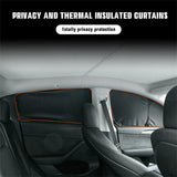 Model Y(2020-2024) Thermal Insulated Windows Sunshades for Tesla/ Privacy Curtains for Tesla Car Sun Visor and Privacy Protector