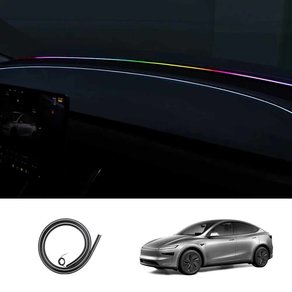 LED Dashboard Ambient Light – Color Changing Interior Upgrade for Tesla Model Y Juniper 2025+ - T-Launch
