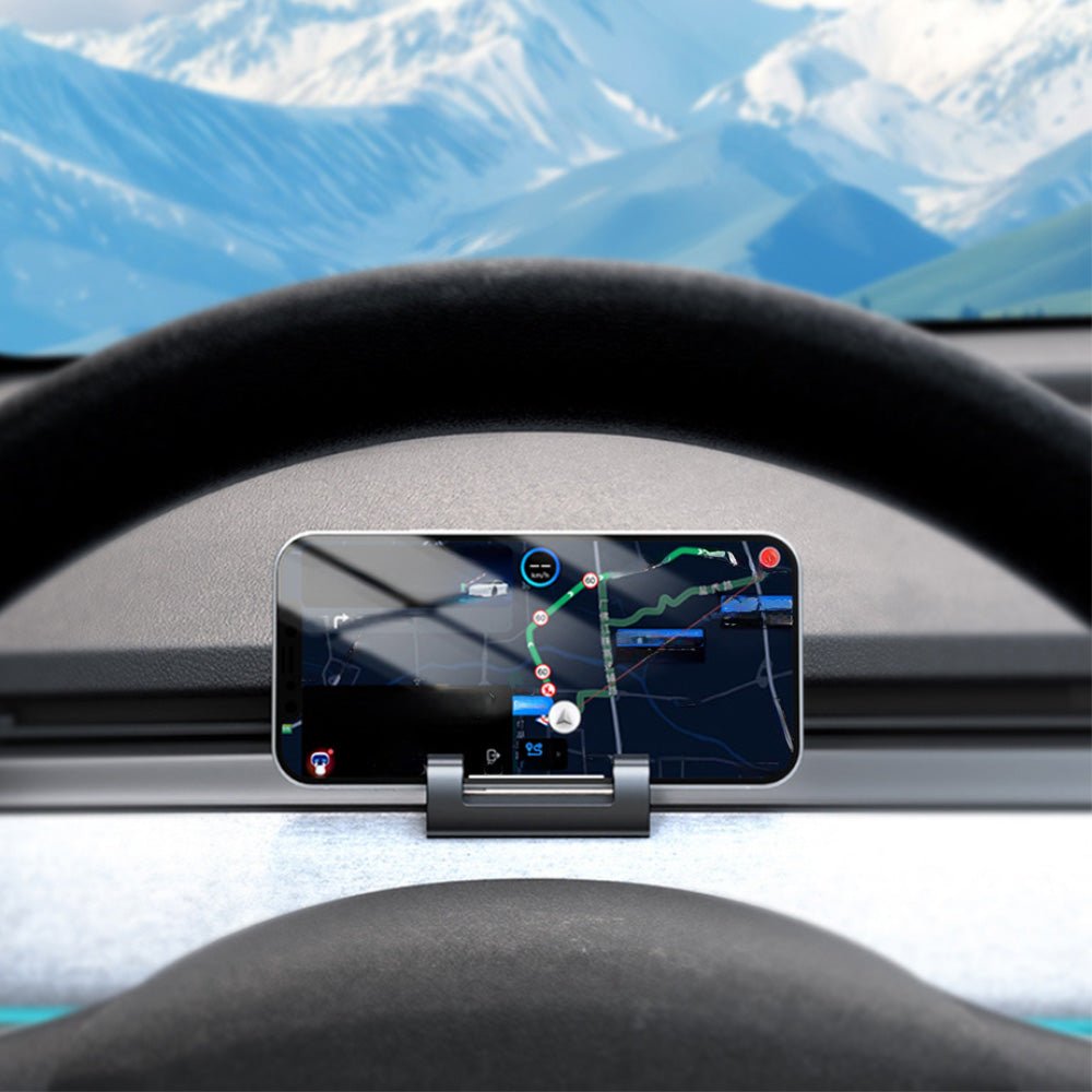 Liquid Silicone Air Vent Phone Holder for Tesla Model 3/Y (Not Fit for 2024+ Model 3 Highland) - T-Launch