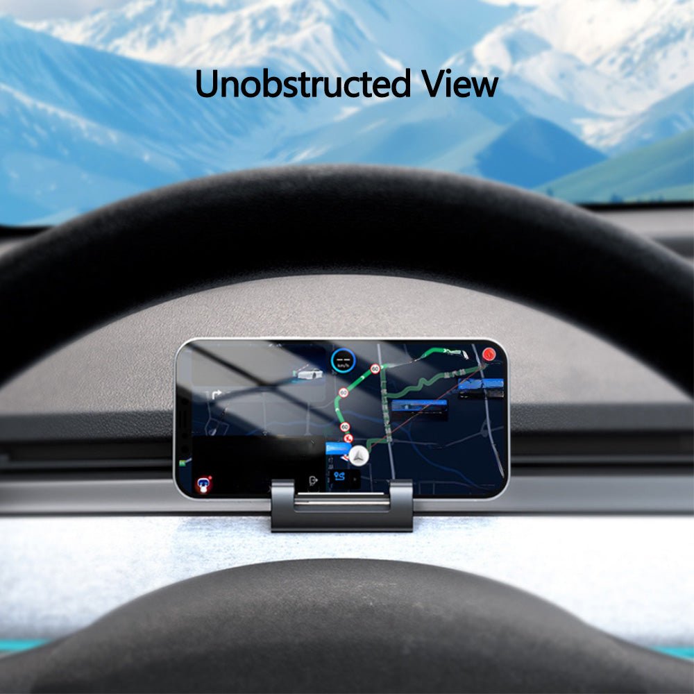 Liquid Silicone Air Vent Phone Holder for Tesla Model 3/Y (Not Fit for 2024+ Model 3 Highland) - T-Launch