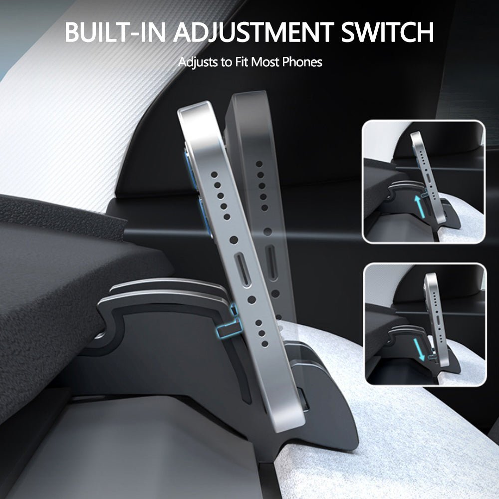 Liquid Silicone Air Vent Phone Holder for Tesla Model 3/Y (Not Fit for 2024+ Model 3 Highland) - T-Launch