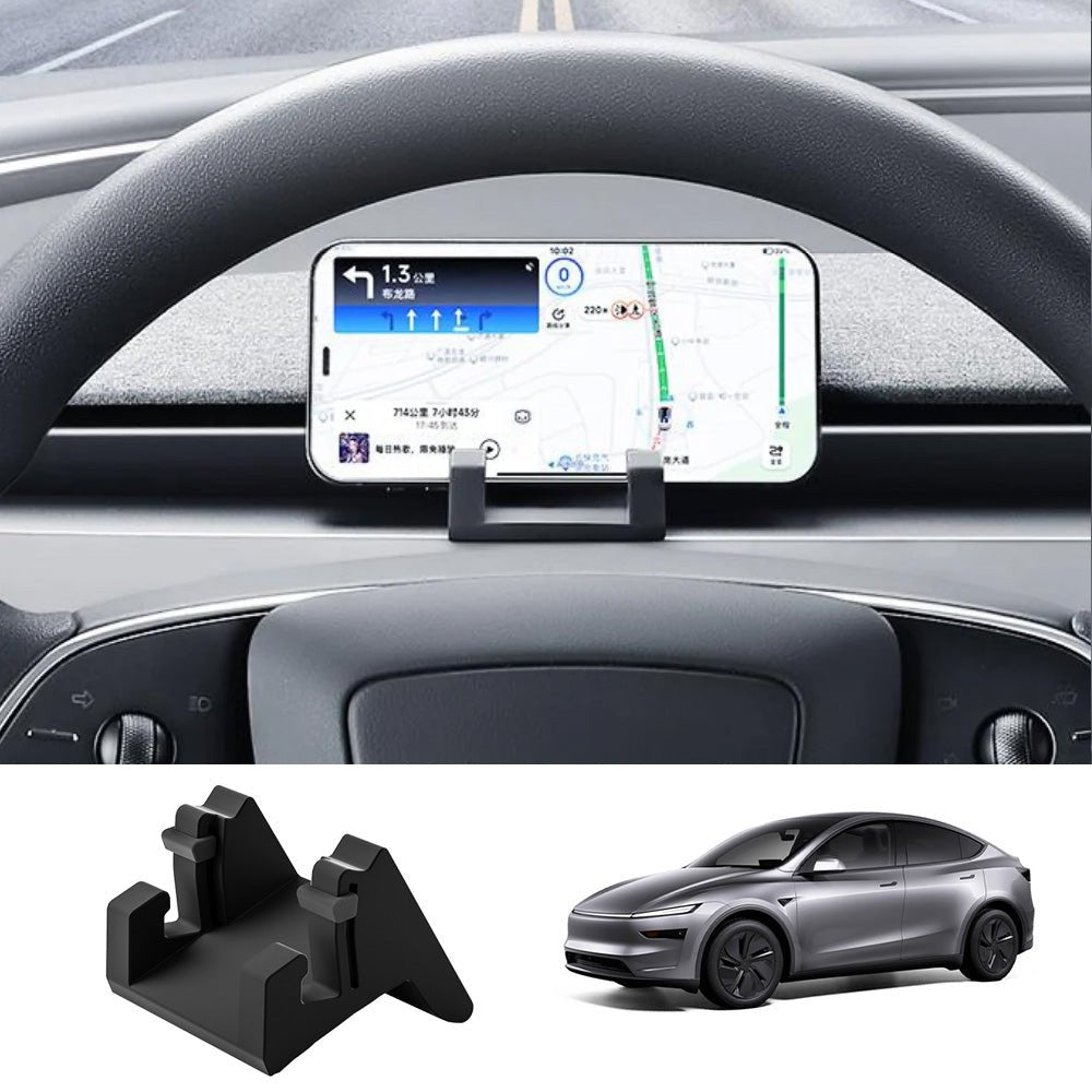 Liquid Silicone Air Vent Phone Holder for Tesla Model Y Juniper 2025+ - T-Launch