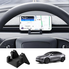 Liquid Silicone Air Vent Phone Holder for Tesla Model Y Juniper 2025+ - T-Launch