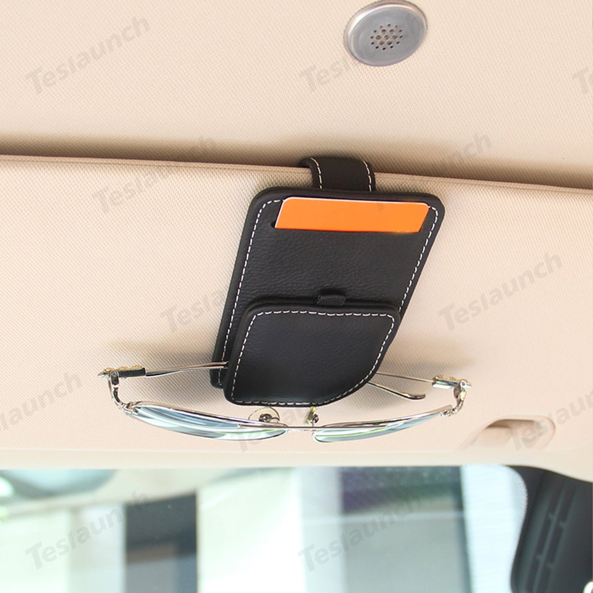 Magnetic Multi-Functional Glasses & Card Clip for Tesla Model 3/Y/S/X/CT - T-Launch