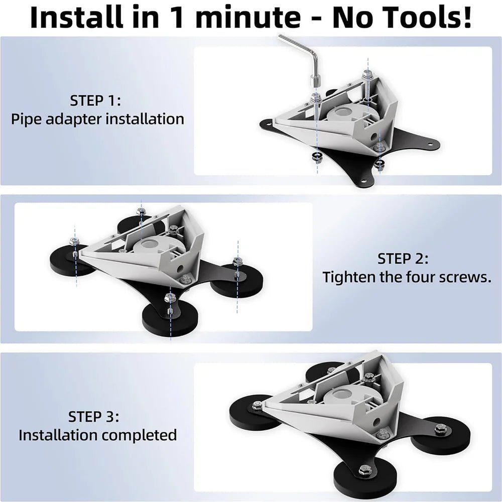 Magnetic No-Drill Car Mount for Starlink Mini – 2025 New Version - T-Launch