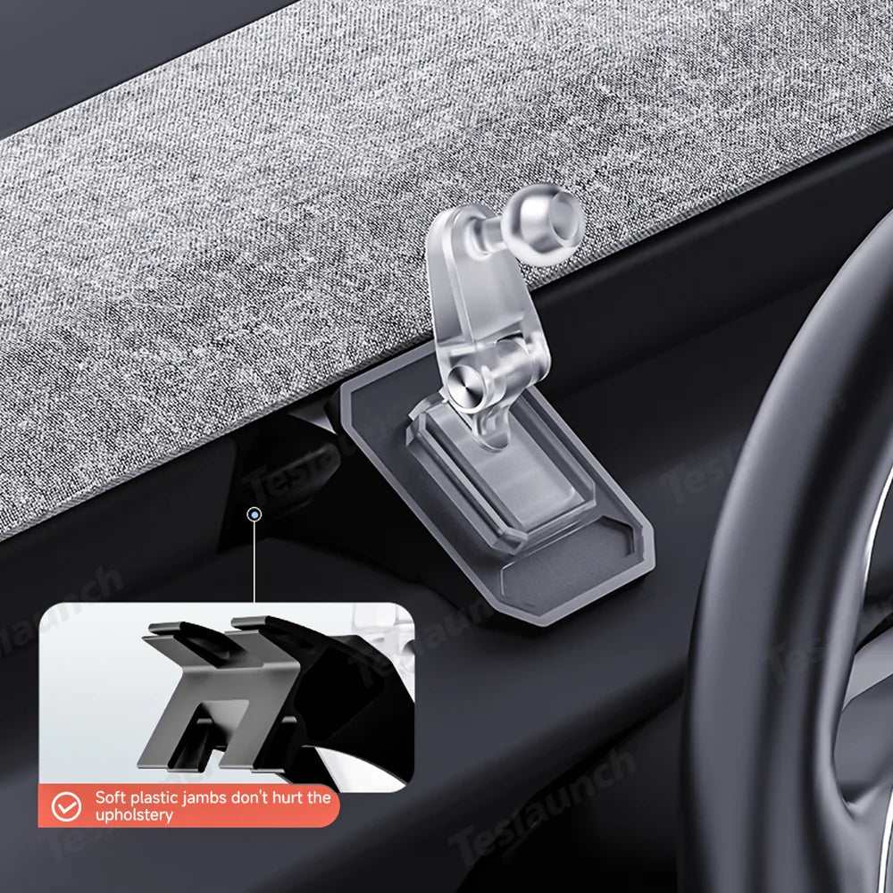 Magnetic Silicone Phone Holder for Tesla Model Y Juniper 2025+ / Model 3 Highland 2024+ - T-Launch