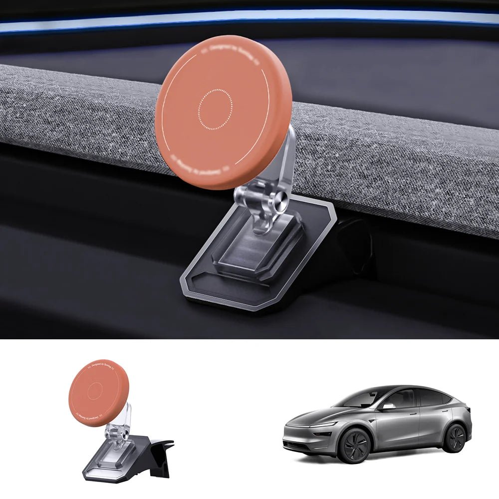 Magnetic Silicone Phone Holder for Tesla Model Y Juniper 2025+ / Model 3 Highland 2024+ - T-Launch