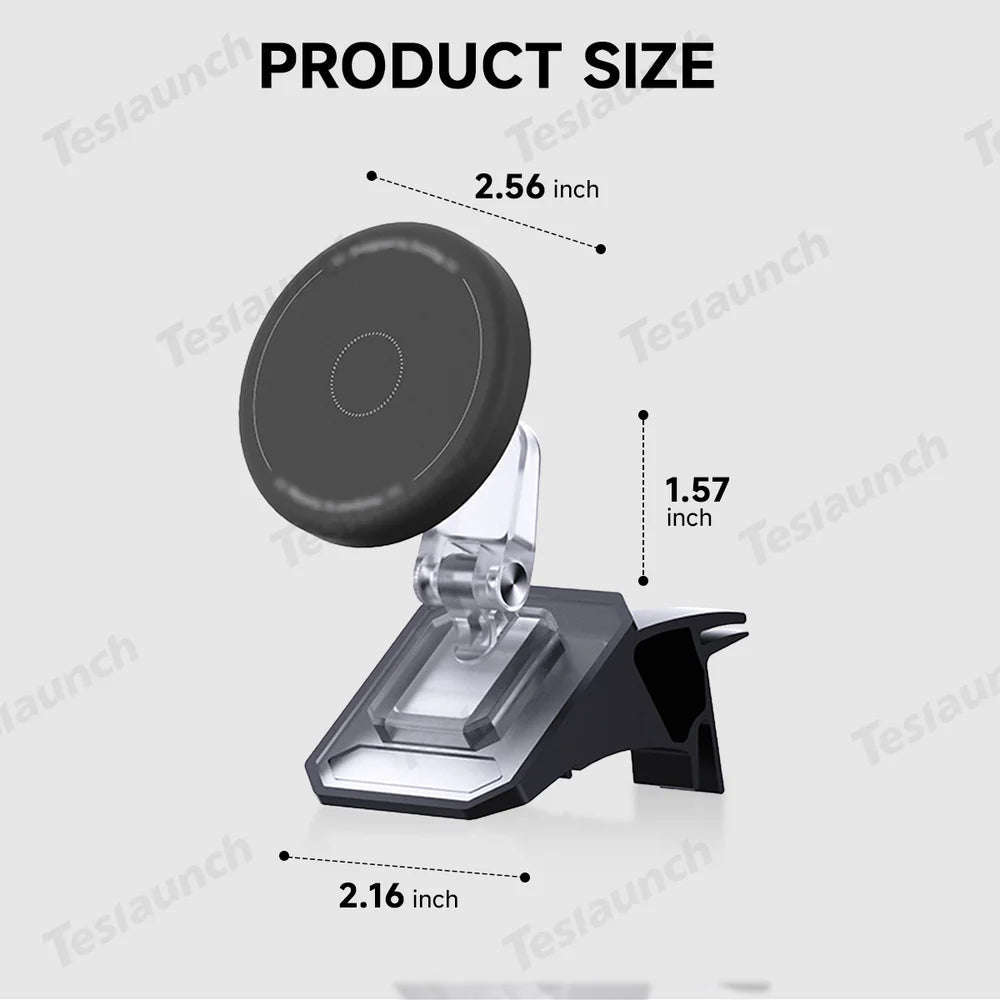Magnetic Silicone Phone Holder for Tesla Model Y Juniper 2025+ / Model 3 Highland 2024+ - T-Launch