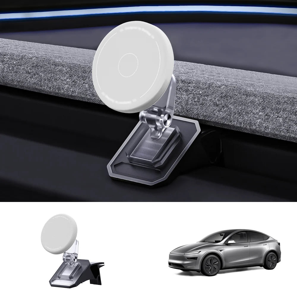 Magnetic Silicone Phone Holder for Tesla Model Y Juniper 2025+ / Model 3 Highland 2024+ - T-Launch