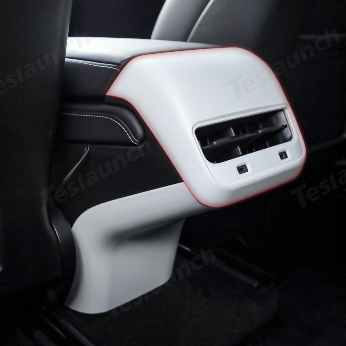 Matte White Interior Upgrade Kit For Tesla 2021-2023 Model 3 - T-Launch