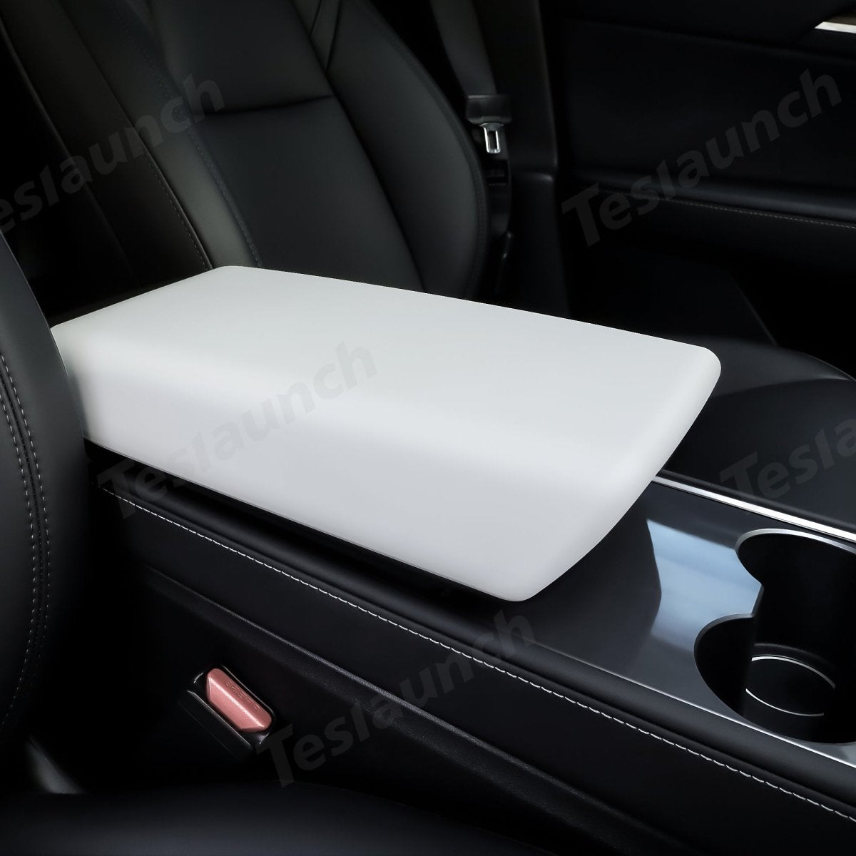 Matte White Interior Upgrade Kit For Tesla 2021-2023 Model 3 - T-Launch