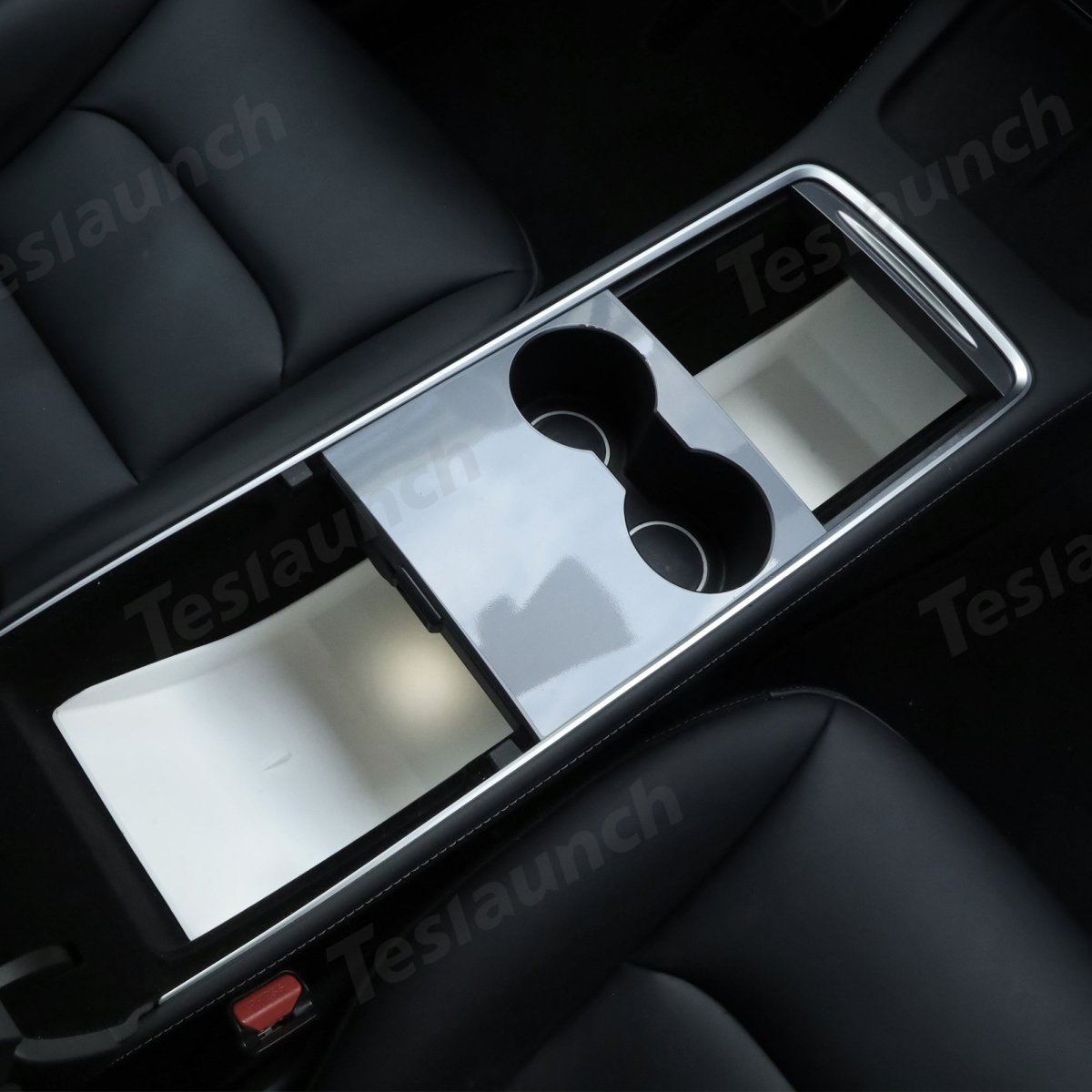Matte White Interior Upgrade Kit For Tesla 2021-2024 Model Y - T-Launch