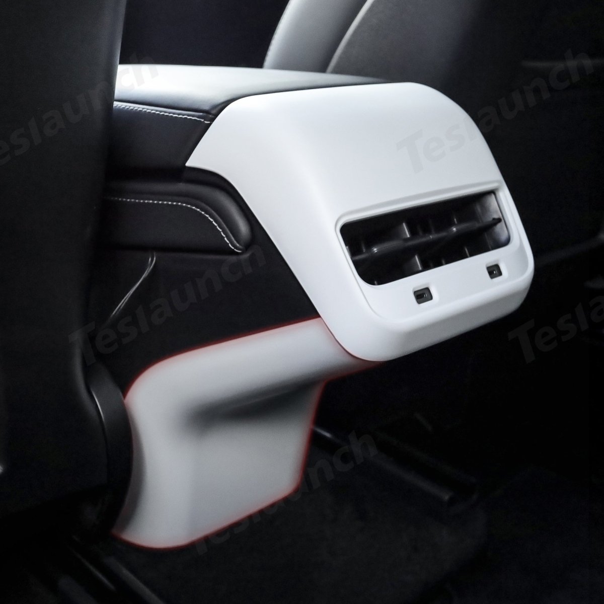 Matte White Interior Upgrade Kit For Tesla 2021-2024 Model Y - T-Launch