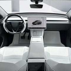 Matte White Interior Upgrade Kit For Tesla Model Y Juniper 2025+ - T-Launch