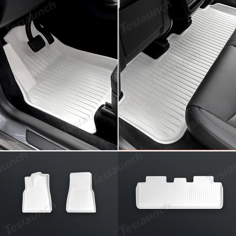 Matte White Interior Upgrade Kit For Tesla Model Y Juniper 2025+ - T-Launch