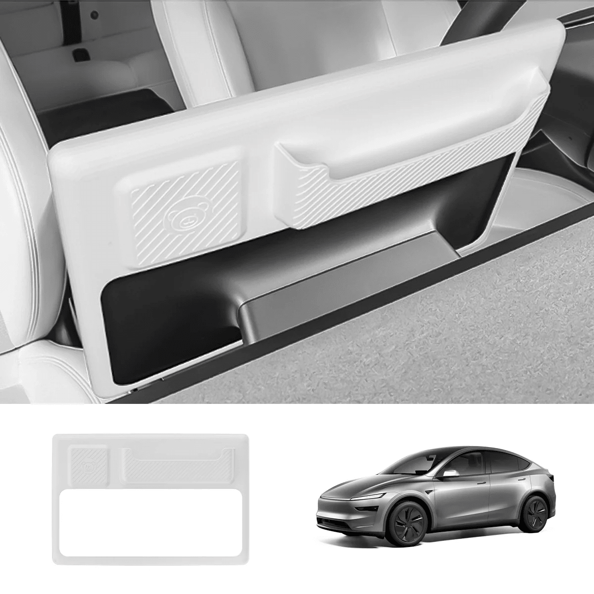 Matte White Interior Upgrade Kit For Tesla Model Y Juniper 2025+ - T-Launch