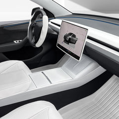 Matte White Interior Upgrade Kit For Tesla Model Y Juniper 2025+ - T-Launch