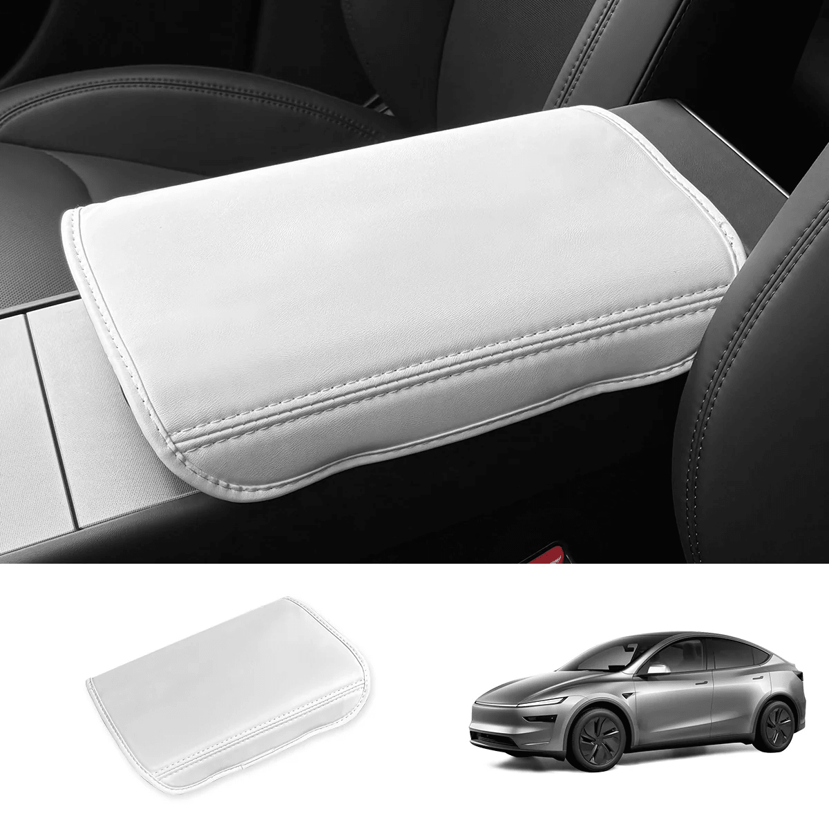 Matte White Interior Upgrade Kit For Tesla Model Y Juniper 2025+ - T-Launch