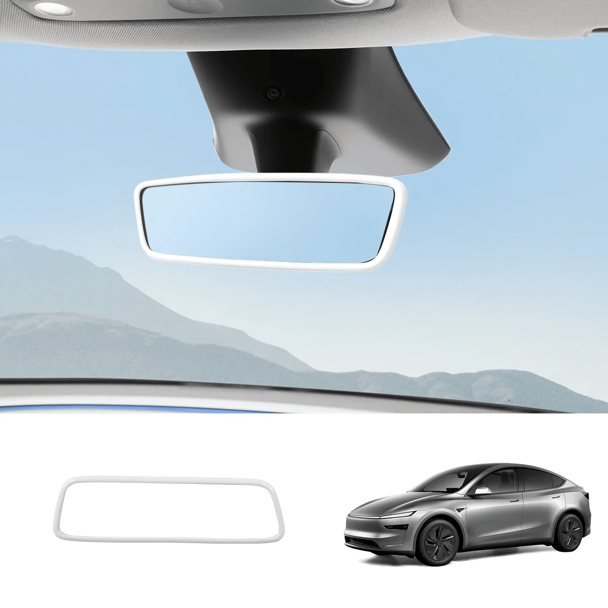 Matte White Interior Upgrade Kit For Tesla Model Y Juniper 2025+ - T-Launch