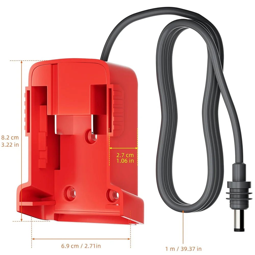 Milwaukee 18V Battery Adapter with DC Power Cable for Starlink Mini - T-Launch