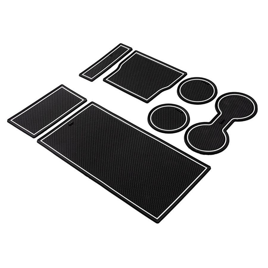 Model 3 Center Console & Cupholder Liner Kit Non-slip Mat for Tesla(2017-2020) - T-Launch