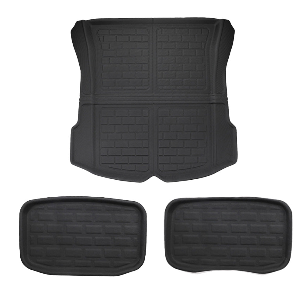 Model 3 Front Trunk Mat Frunk Cargo Liner for Tesla- 3D Lamination Cutting (2017-2023) - T-Launch