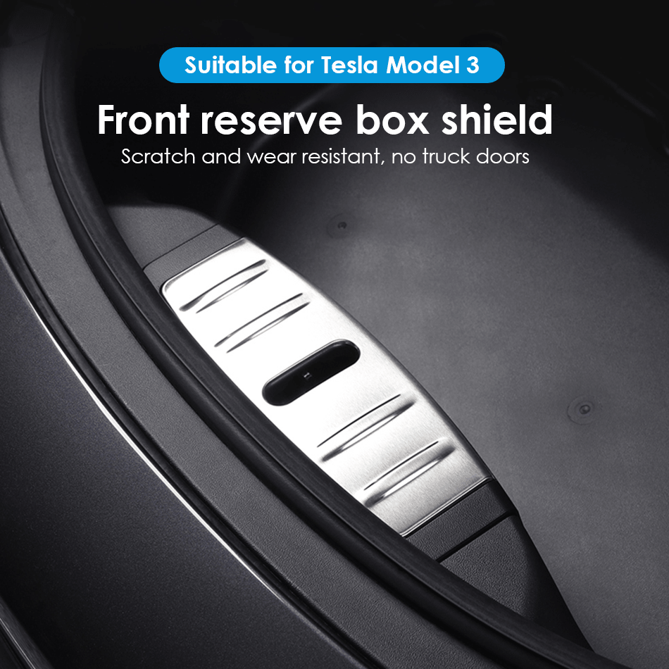 Model 3 Front Trunk Stainless Steel Protective Cover - T-Launch