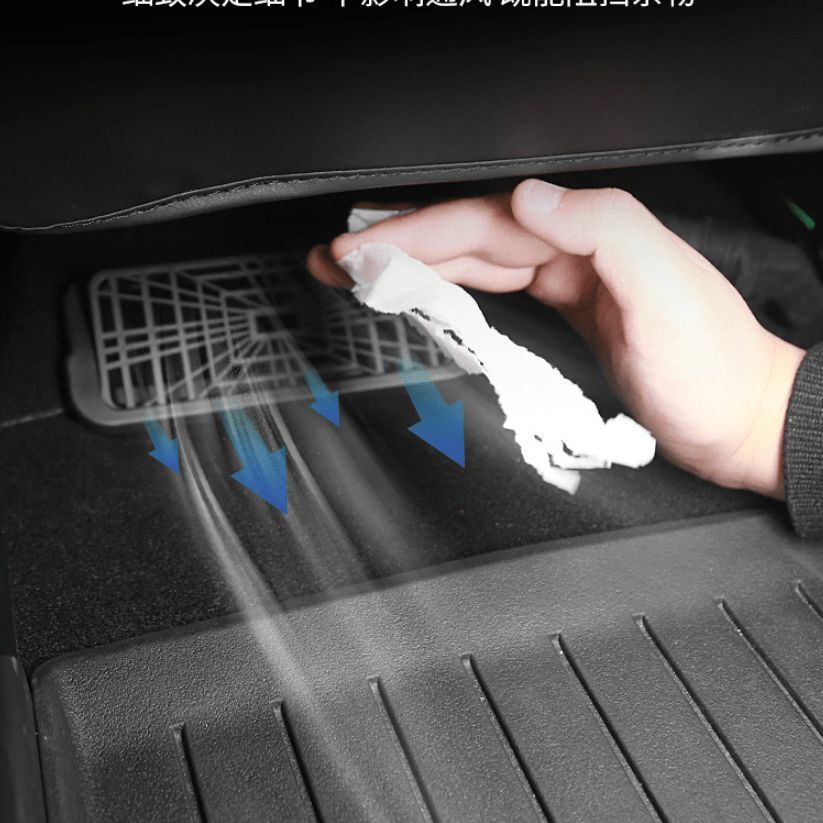 Model 3 Highland Protective Cover for Air Outlet Under Seat Console Outlet Protector Grille (2PCS) - T-Launch
