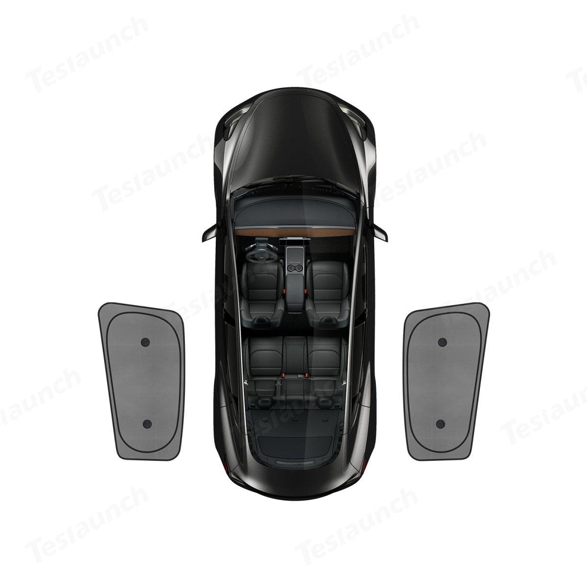 Model 3 Whole Car Sun Visor - Mesh Side Window Sunshade (2017+) - T-Launch