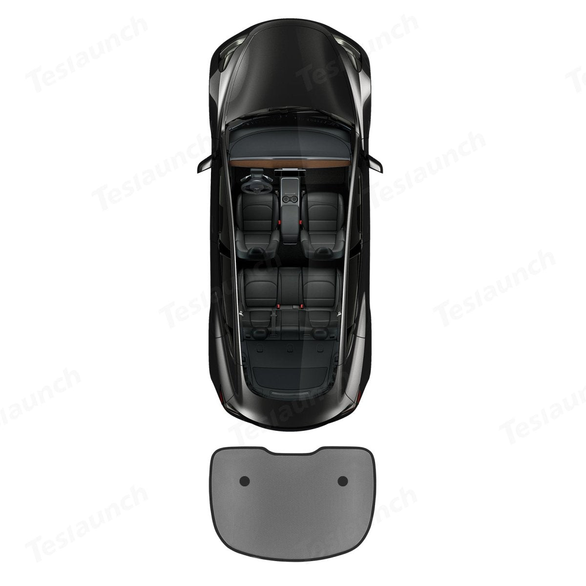 Model 3 Whole Car Sun Visor - Mesh Side Window Sunshade (2017+) - T-Launch