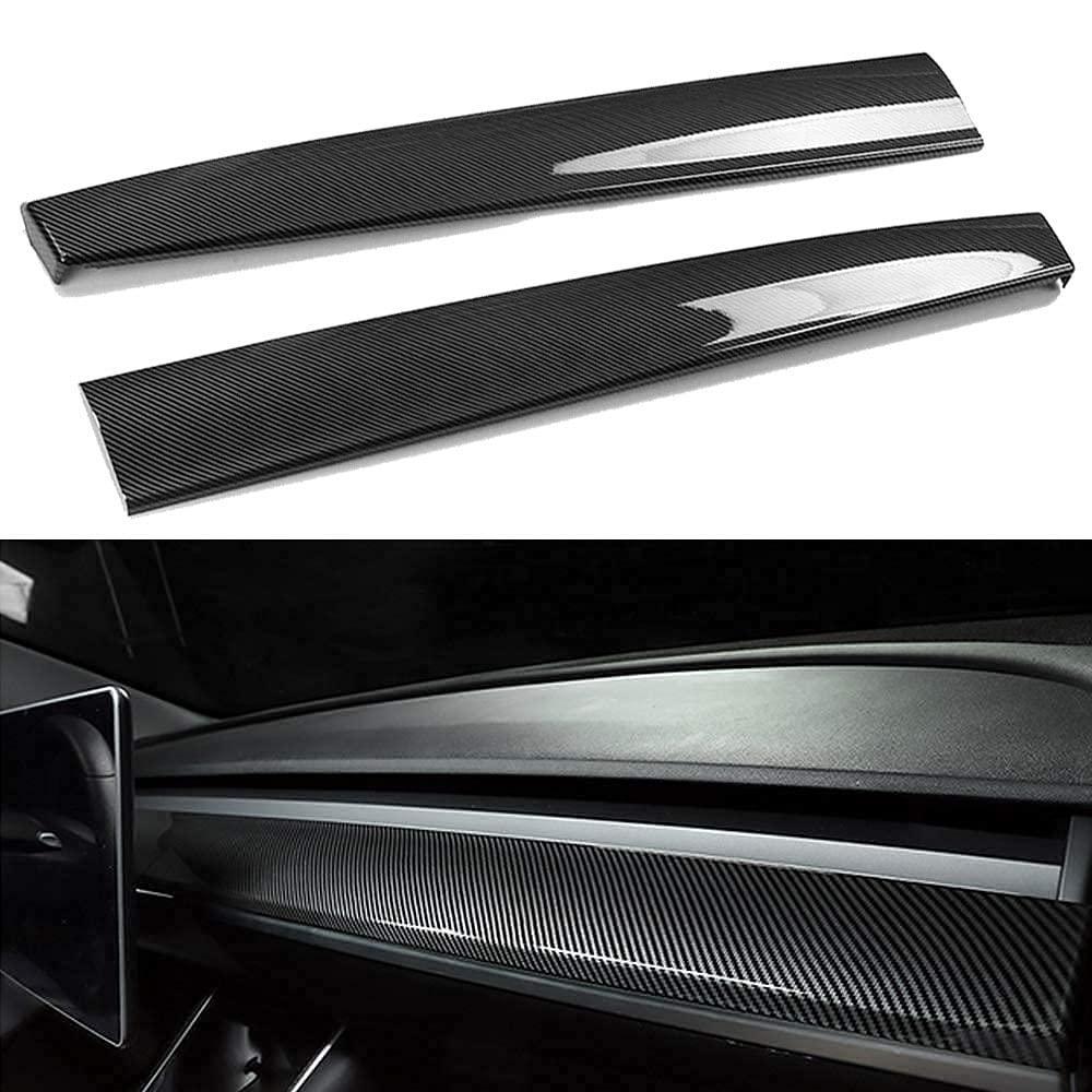Model 3 & Y Dashboard Cover (Carbon Fiber Pattern ABS) (2017-2023) - T-Launch