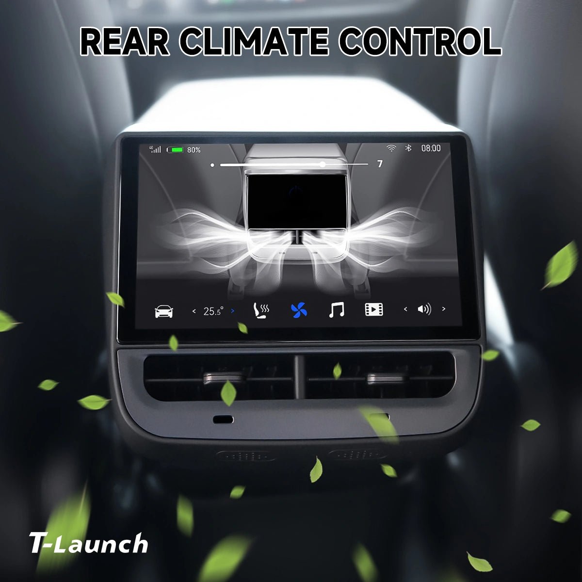 Model 3/Y 7" Rear Entertainment and Climate Control Touch Screen Display H7 - T-Launch