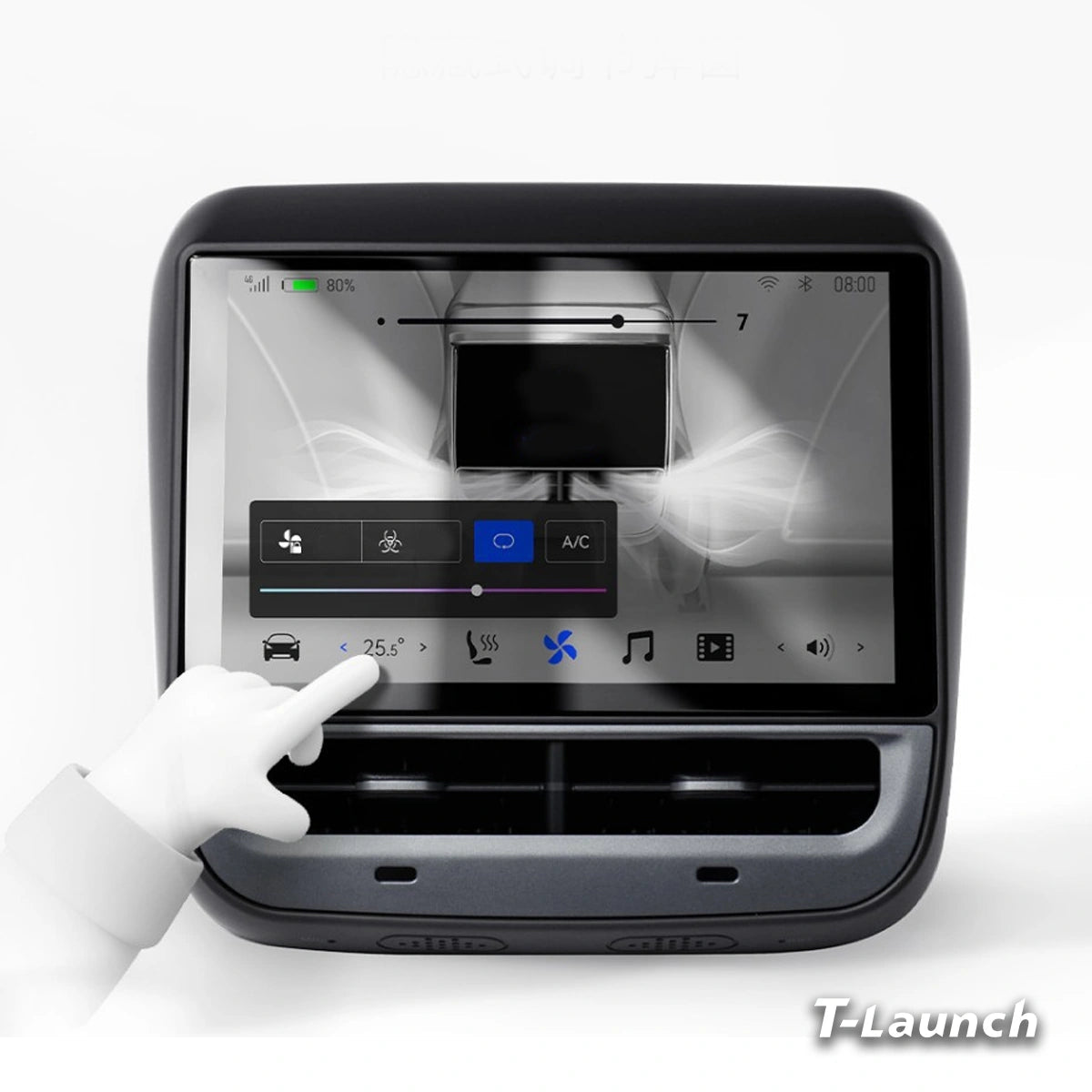 Model 3/Y 7" Rear Entertainment and Climate Control Touch Screen Display H7 - T-Launch