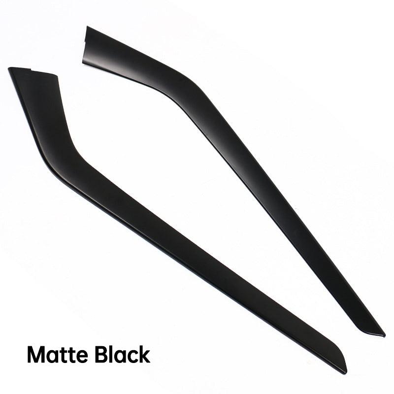 Model 3/Y Center Console Side Panel Caps, Decoration Wrap Cover (2 Pcs) (Carbon Fiber Pattern ABS) (Gen. 2) (2021-2023) - T-Launch